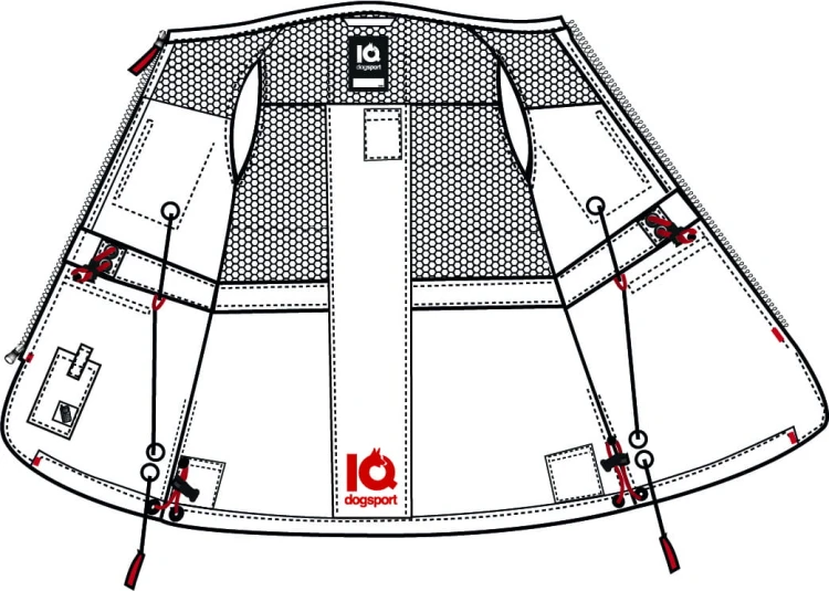 IQDEKLHSW2 - Kamizelka sportowa IQ 2.0 tył3