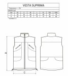 1562-C - Kamizelka Suprima różowa tabela