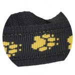 0851B-BY - Osłona na kolczatkę czarna z żółtymi łapkami 40cm łapka