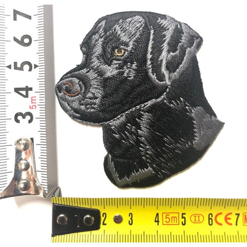 Sch113008 - Naszywka na ubrania Labrador głowa wymiary