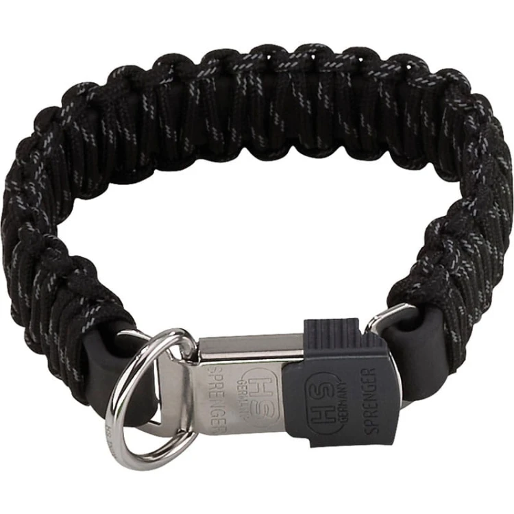 5934004571 - Obroża HS Paracord czarna