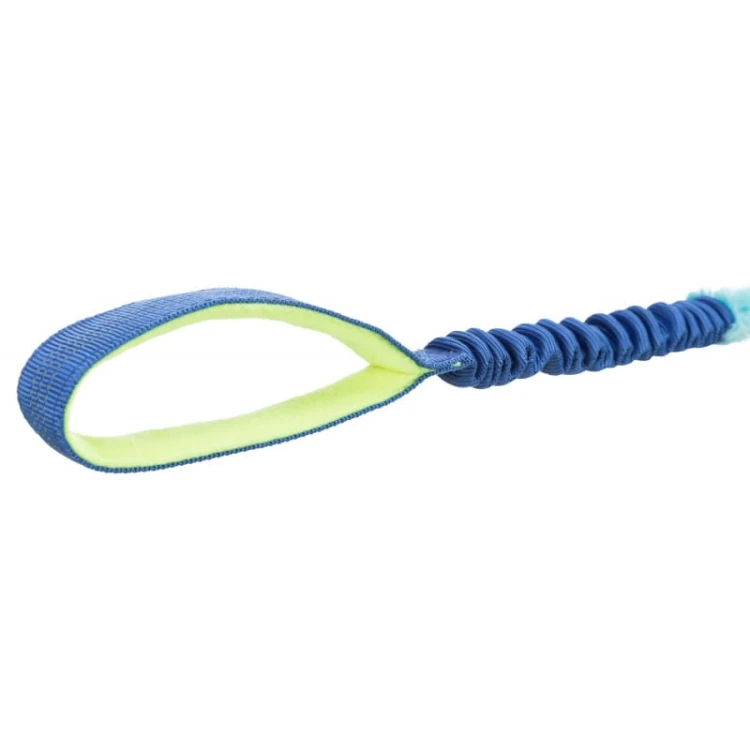 TX32868 - Bungee Tugger z ringiem 10/56 cm z amortyzatorem rączka niebieska