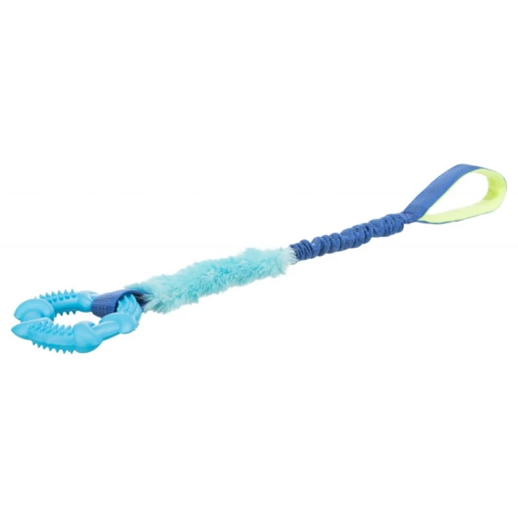 TX32868 - Bungee Tugger z ringiem 10/56 cm z amortyzatorem widok niebieskiej