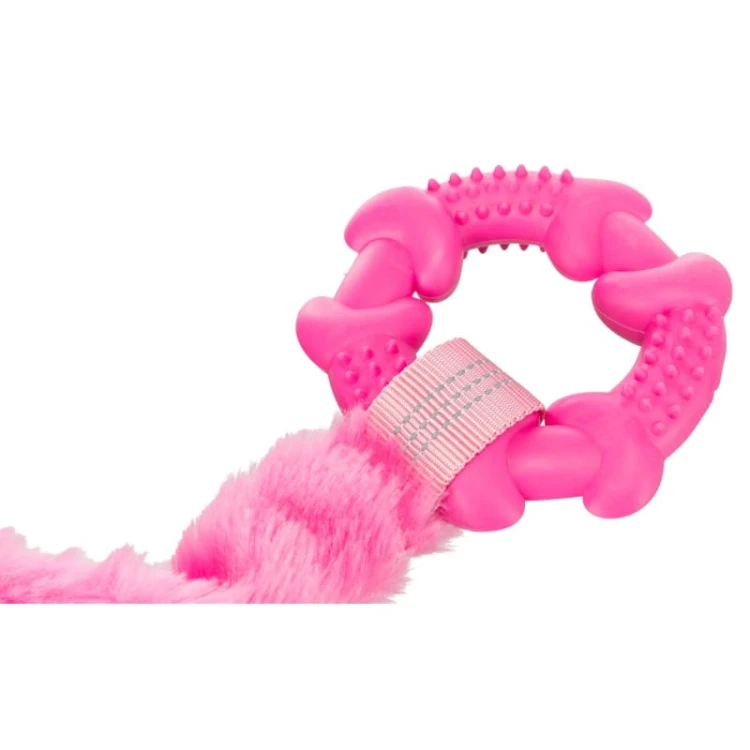 TX32868 - Bungee Tugger z ringiem 10/56 cm z amortyzatorem ring różowy
