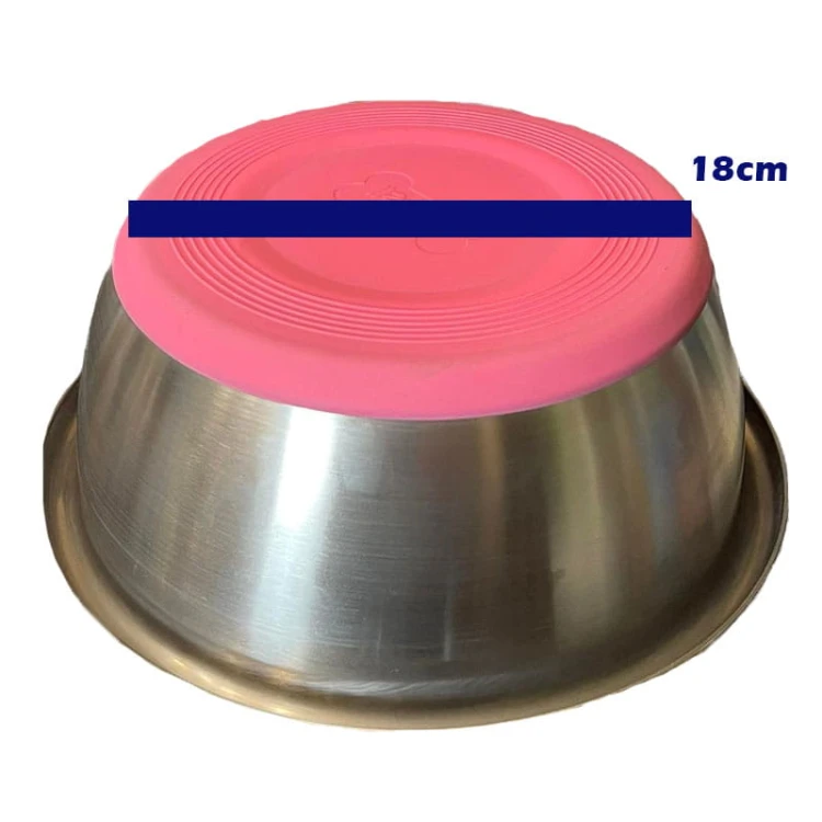 GL-25074 - Miska metalowa z podstawą antypoślizgową wymiar dołu