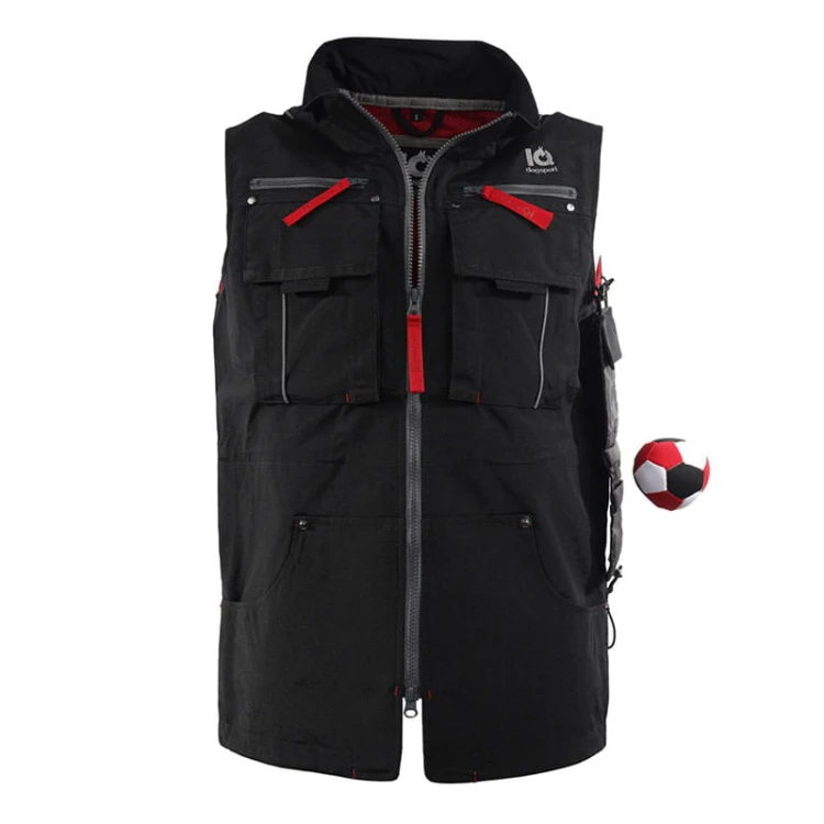 IQDEKLHSW2_3.0 - Kamizelka sportowa IQ 3.0 tak wypada piłka po pociągnięciu za sznurek