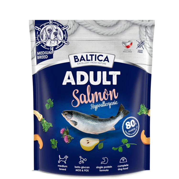 Bal/salmon 1 - Karma hypoalergiczna z łososiem dla średnich ras 1 kg