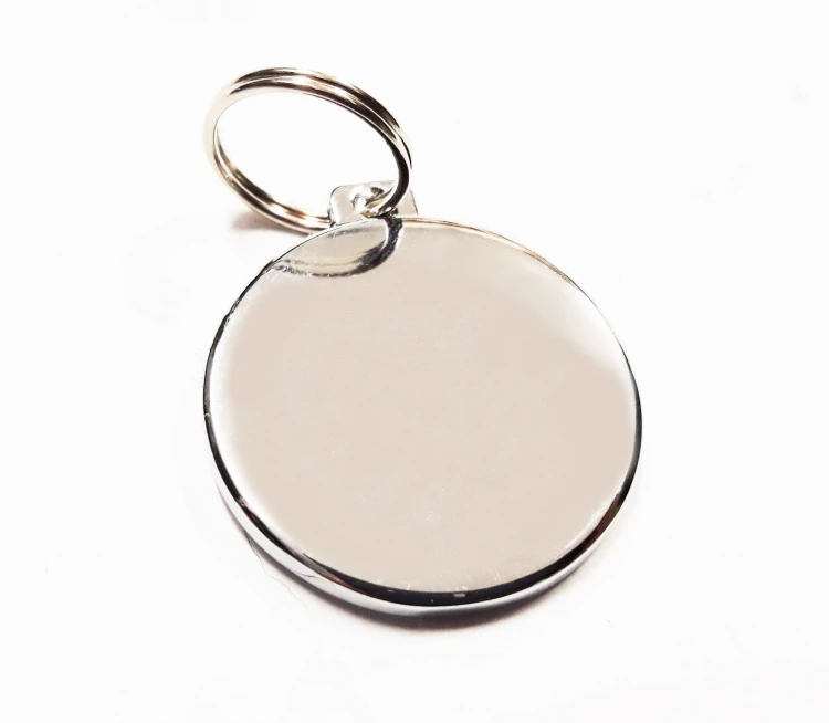 LKP 20 - Zawieszka do obroży różowa "łapka" 3cm tył