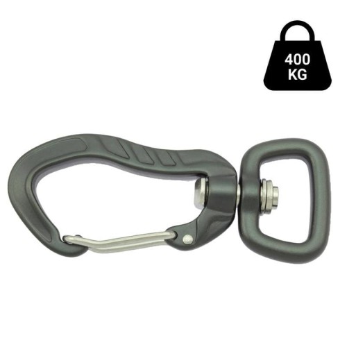 A7805D4S20QGM - Karabińczyk aluminiowy 71mm szary