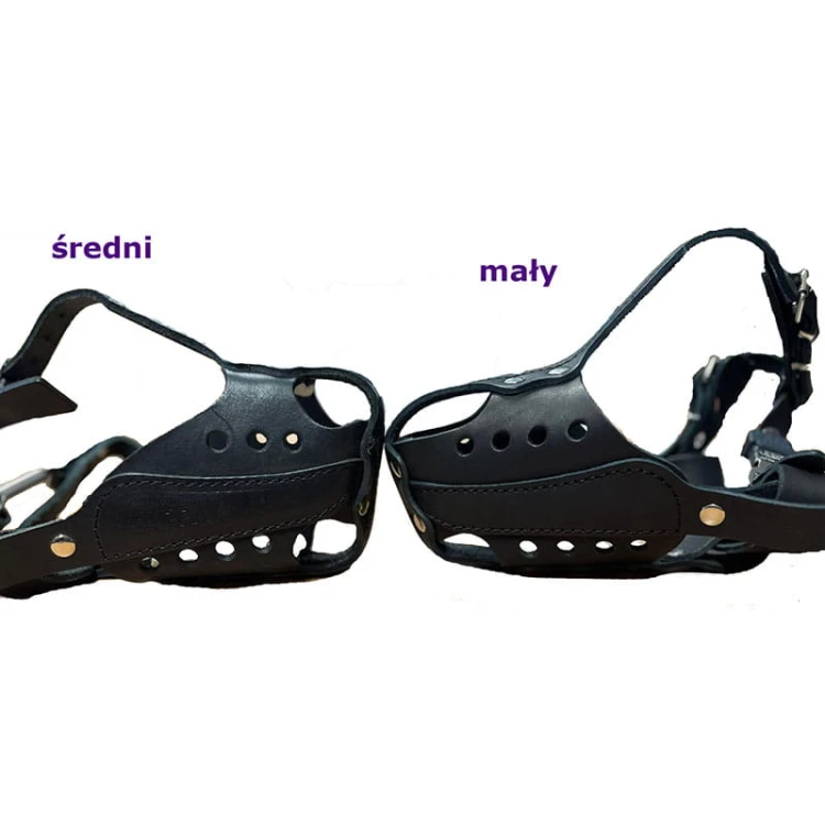 1004 - kaganiec bojowy ze skóry - mały i średni