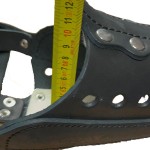 1004 - kaganiec bojowy ze skóry - mały wysokość