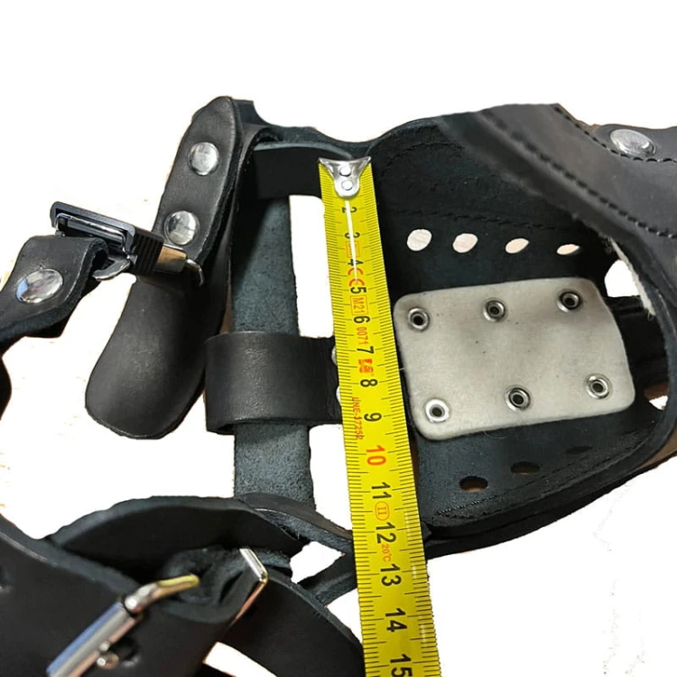 1004 - kaganiec bojowy ze skóry - mały szerokość