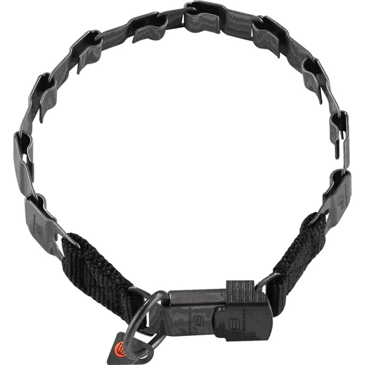 5005101066 -Obroża NeckTech Fun Stal nierdzewna "czarny" mat 48cm