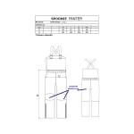 0333A - Spodnie treningowe PANTHER tabela rozmiarów