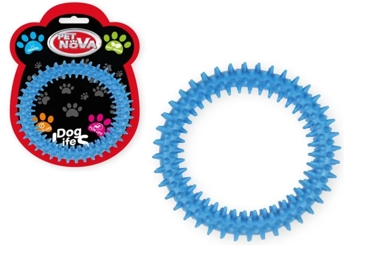 5904378731779 - Pet Nowa Dental Ring 15cm-gryzak dla psów - niebieski
