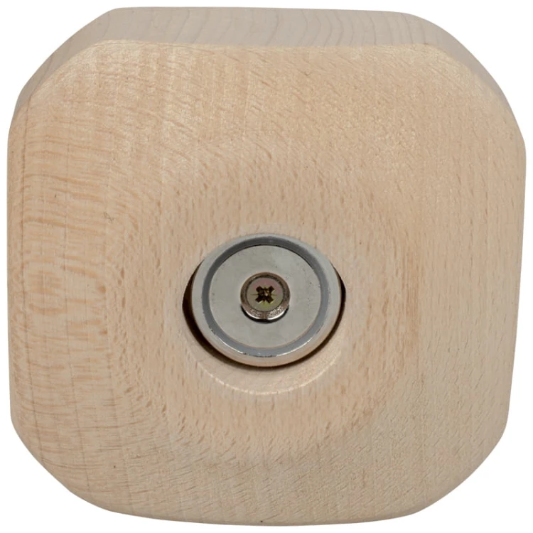 0956 - Aport magnetyczny z drewnianym gryfem  główka