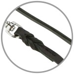 VDV40 - Smycz wystawowa 2m/12mm skóra pleciona część