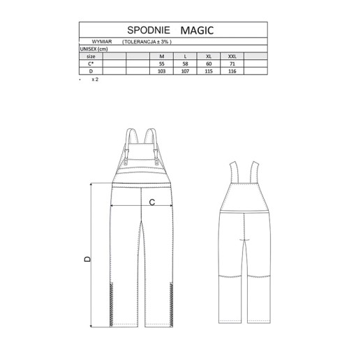 0347-A - Spodnie Magic rozmiary