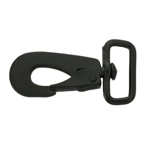 830XS/25Q BK - Karabińczyk szwedzki 63mm czarny mat