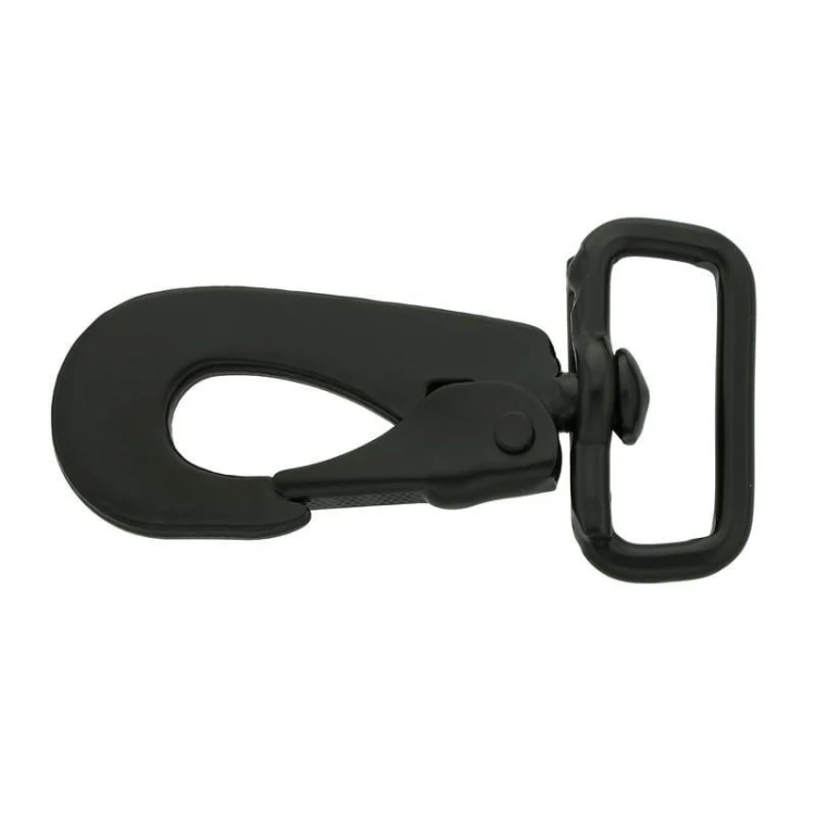 830XS/25Q BK - Karabińczyk szwedzki 63mm czarny mat