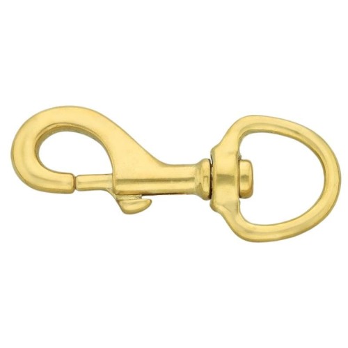 B225/28 Light - Karabińczyk mosiężny 100 mm