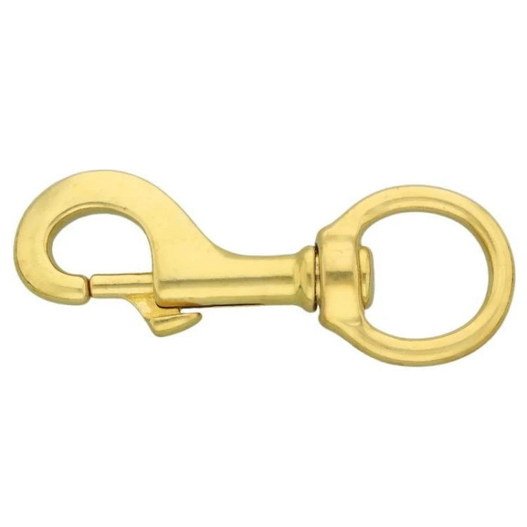 B225/28 - Karabińczyk mosiężny 12cm