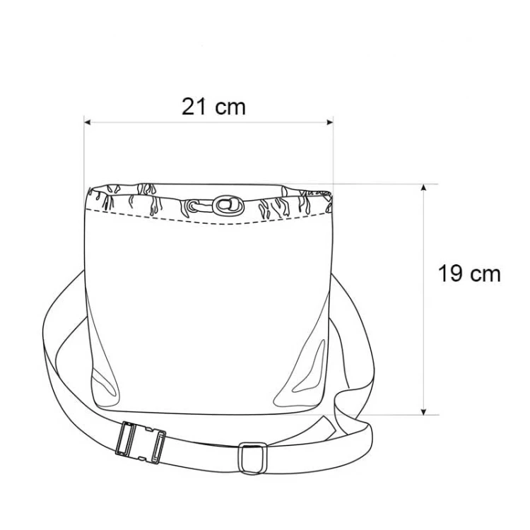 0988B - Saszetka na smakołyki Gappay ściągana wymiary