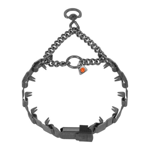 5016501466 - Kolczatka NeckTech sport z łańcuszkiem - inox black matt 60cm