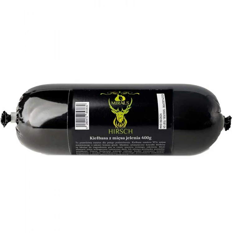 4260472633839 - Kiełbasa z jelenia 400g MIRALS HIRSCH