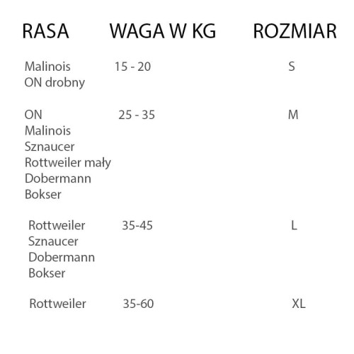 IQD-ZBA-SGC.S - IQ Performance Pro - Cobra rozmiary