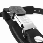 1004 - kaganiec bojowy ze skóry - mały  zapięcie