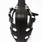 1004 - kaganiec bojowy ze skóry - mały z przodu