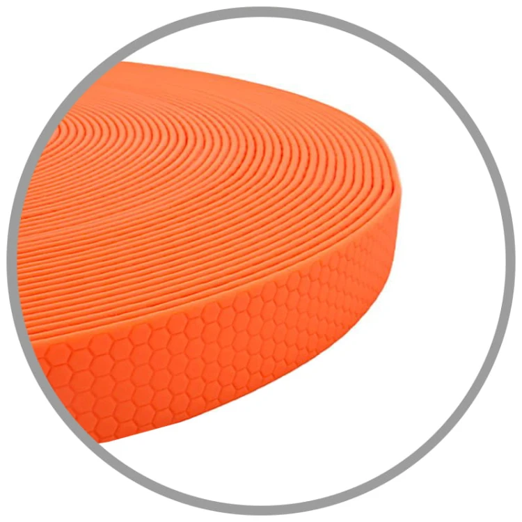 084 - Obroża HEXA pomarańczowy neonowy
