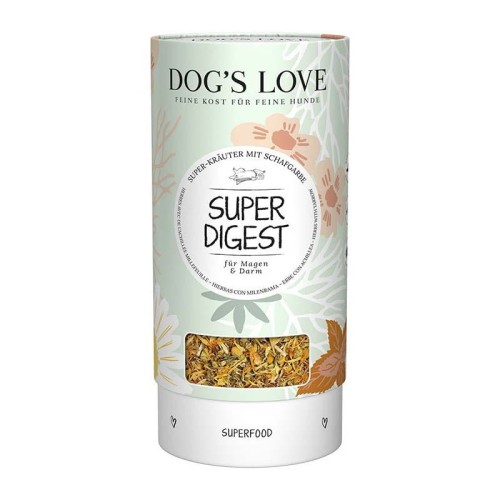 9120063682843 - DOG'S LOVE Super Digest - zioła dla psa z krwawnikiem dla zdrowej flory jelitowej