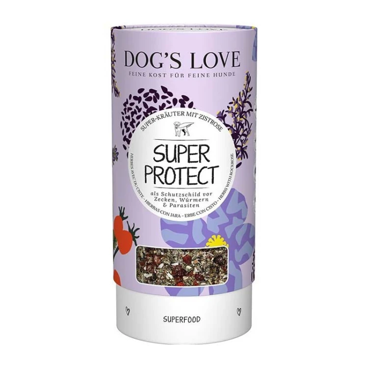 9120134040268 - DOG'S LOVE Super Protect - zioła dla psa z czystkiem dla ochrony przed kleszczami