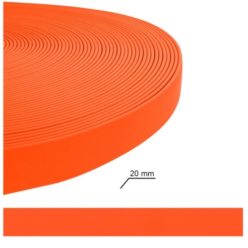 GL-CW20/NO - Wodoodporna taśma PVC 20mm orange neon