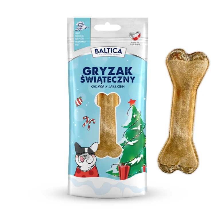 BALTICA Kość świąteczna kaczka z jabłkiem 1 szt