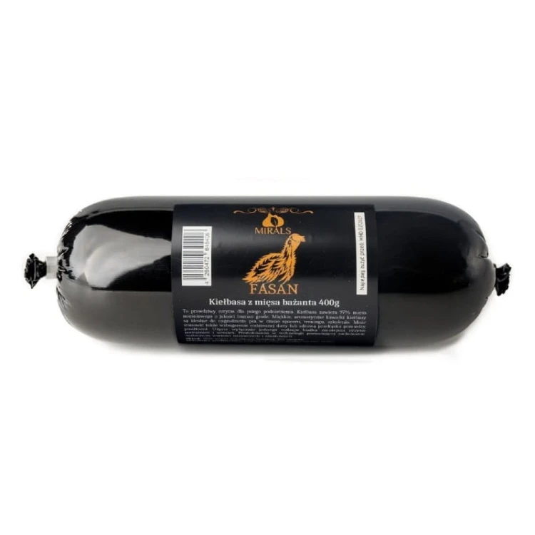 4260472645390 -kiełbasa z bażanta MIRALS FASAN 400g