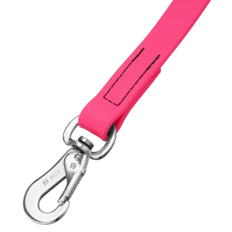 5911023076 - Smycz biothane przepinana  różowa karabińczyk