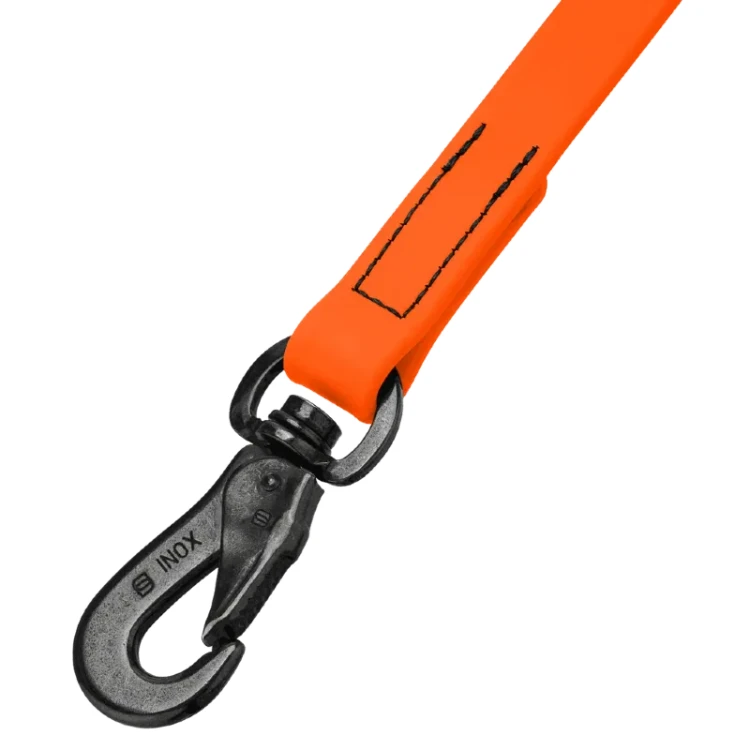 5911023076 - Smycz biothane przepinana  pomarańczowa