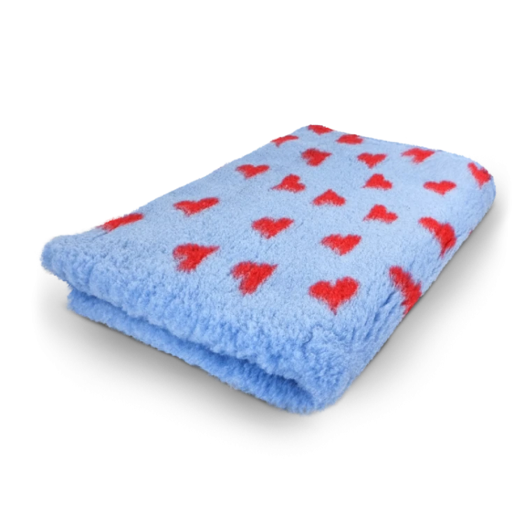 14-11347-150 - DRY BED niebieski w serca