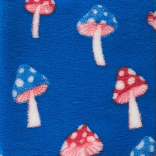 13-12580-150 - DRY BED niebieski w muchomory