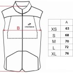 ZP-vestaAuraRed - Kamizelka damska AURA RED tabela