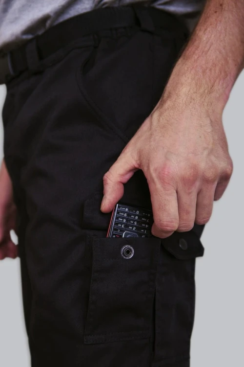 1518-A - Spodnie VEERLE czarne bok