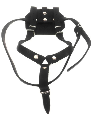 0510 - Szelki na ślady ze skóry