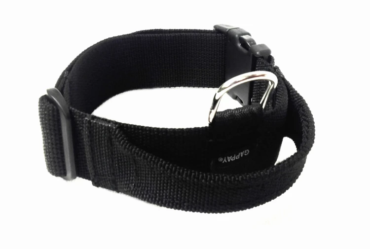 0856 - Obroża nylonowa z uchwytem