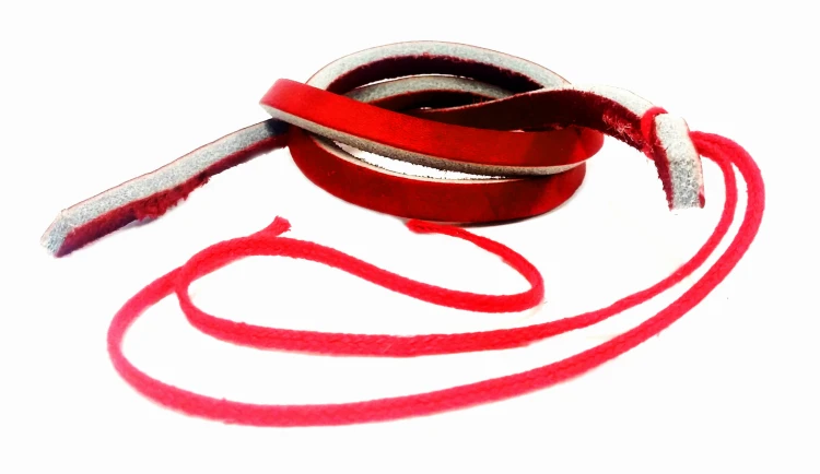 Sch70961 - Skórzana końcówka do bata ze sznurkiem Sch