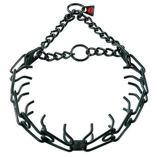 5000401057 - Kolczatka czarna stal nierdzewna 58cm  TRENINGOWA