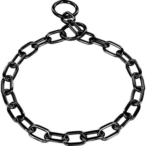 5164105957 - Łańcuszek ze stali nierdzewnej, średnie ogniwo, czarny, 4mm