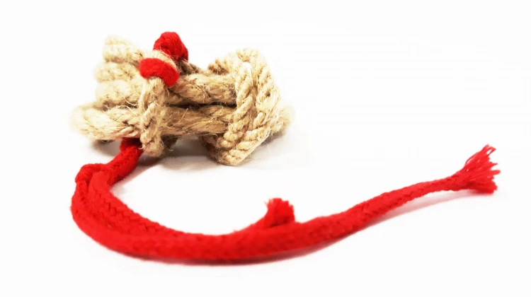 Sch7096 - Końcówka do bata z juty  widok2